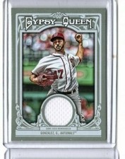 2013 Topps Gypsy Queen Relics Gio Gonzalez #GQR-GG