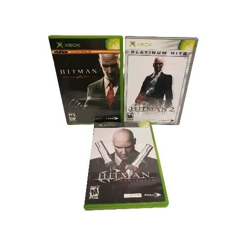 Hitman: Contracts, Silent Assassin, Blood Money - Original Xbox Lot of 3 CIB