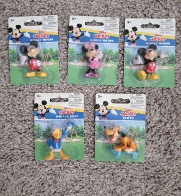 Disney Junior Collectible Mickey Mouse & Friends Mini Figure 5 Pack, New!