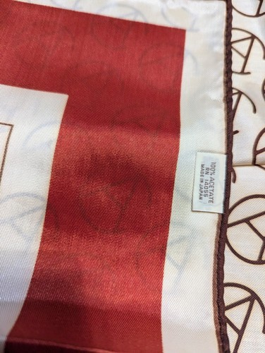 Sciarpe in acetato SW KENT AVON vintage anni 70 (3) made in Japan 27 x 27" firmate nuove senza etichette - Foto 10 di 10