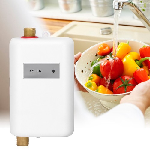3800W Electric Tankless Hot Water Heater Under Sink Shower System Kitchen NEW - Picture 5 of 14