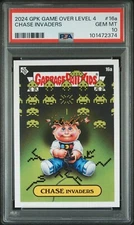 2024 Garbage Pail Kids Game Over Level 4 CHASE INVADERS 16a PSA 10 GEM Adam Bomb
