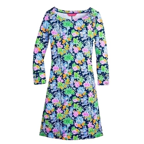 casual black jersey dress Girls Soft Cotton Jersey Short Sleeve Twirly Dress | Black / 9-12M main image 0