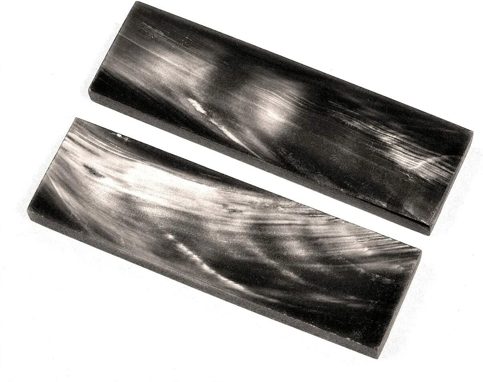 2 escalas de cuerno de búfalo varias opciones tamaños cuchillo arco mango material empuñaduras de pistola Foto 2 de 4