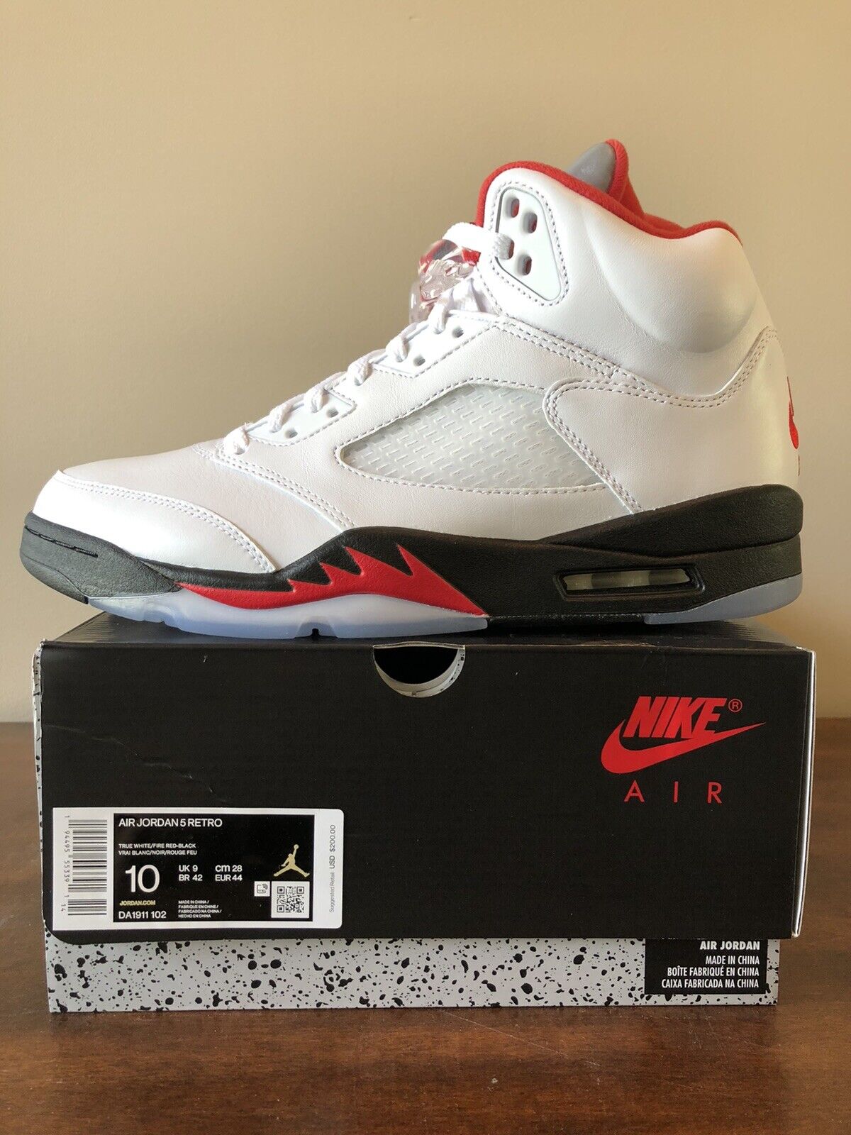 NIKE Air Jordan 5 Fire Red