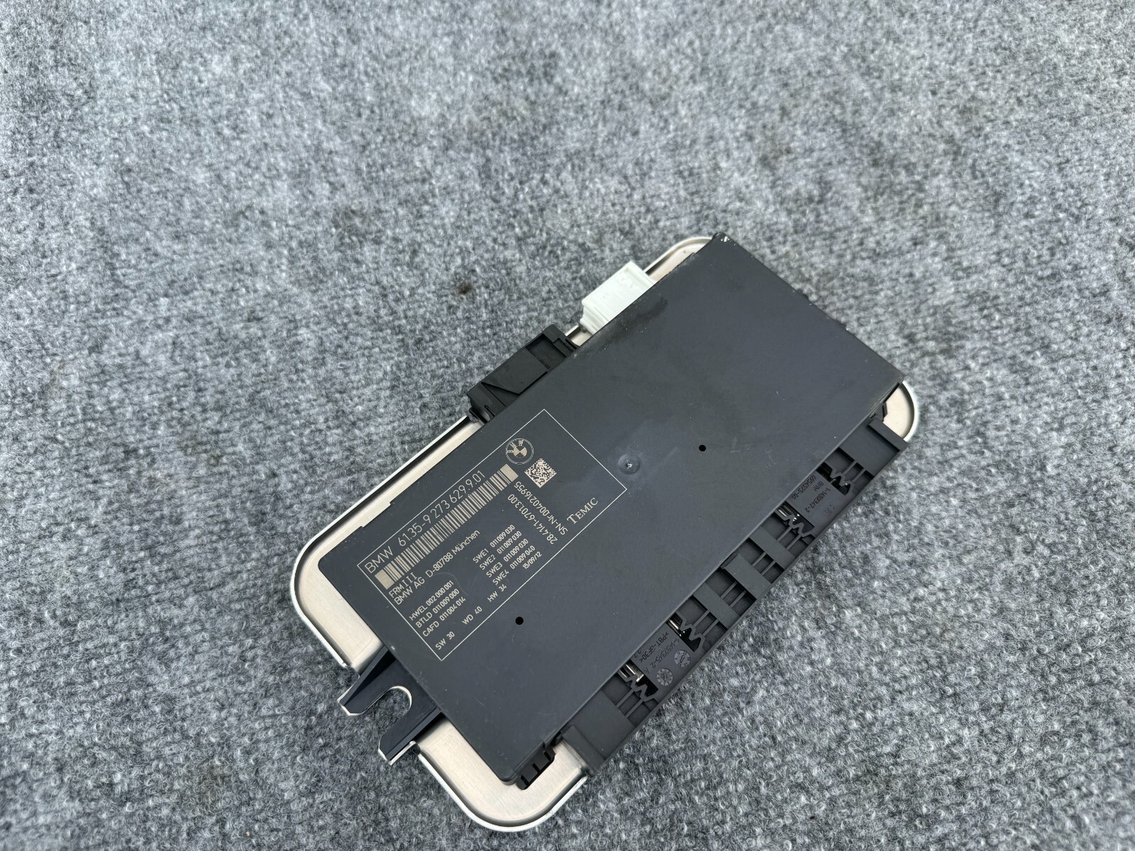 FOOTWELL CONTROL MODULE 9273629 BMW F10 F12 535I M6 M5 (2011-2018) OEM ...