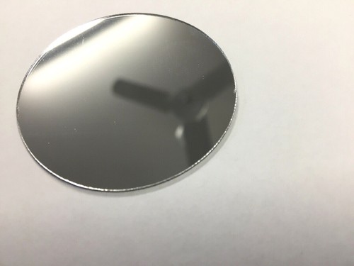 50mm Round Shatterproof Flexible Light Weight Sized Pocket Travel Mirror Small - Picture 2 of 5
