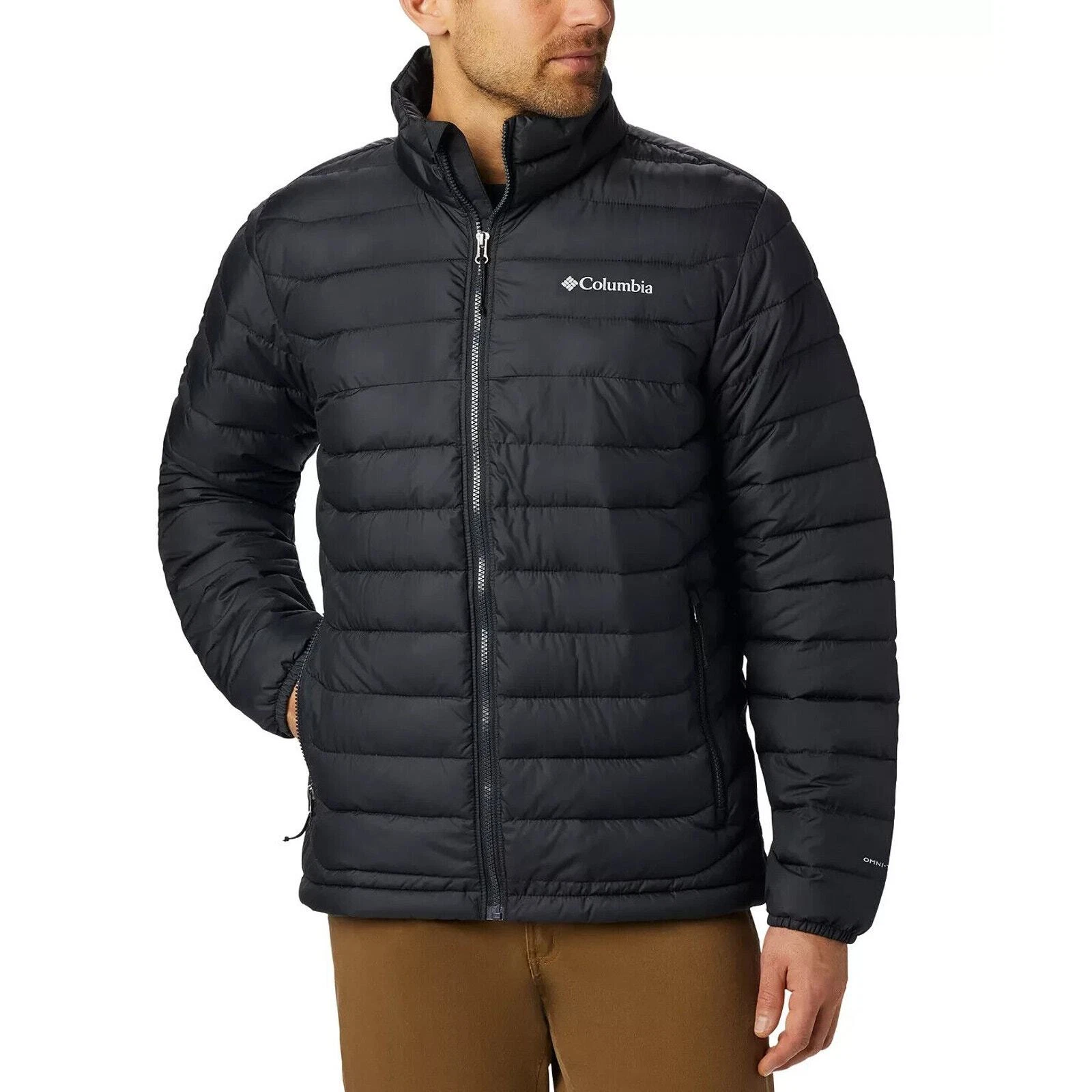 Columbia Powder Lite Insulated Jacket Water Resistant Black Men’s Size XXL 2XL