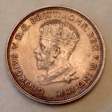 1927 Australia George V Parliament Commemorative One Florin Two Shillings