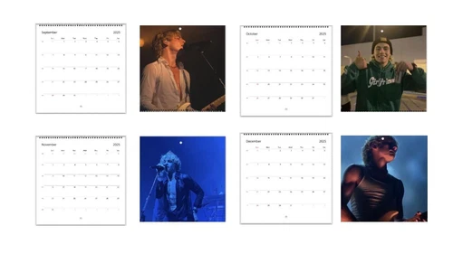 Ross Lynch 2025 Calendar, Calendar Ross Lynch Merch, Celebrity Calendar Gifts