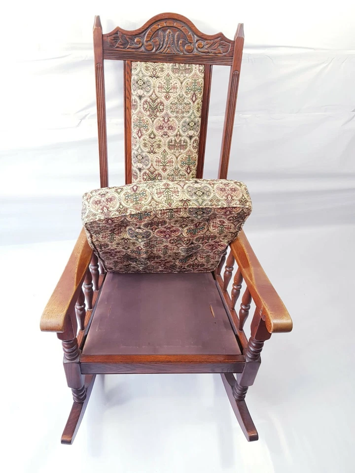Huge Rare Rocking Chair armchair-1960's-English- Delivery Available - Image 2 of 4
