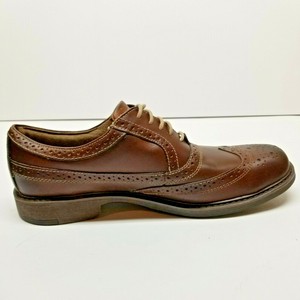Zapaton de hombre cuero marrón Medallón Toe Formales Ala Punta corte inglés  Oxford 8M en muy buena condición | eBay