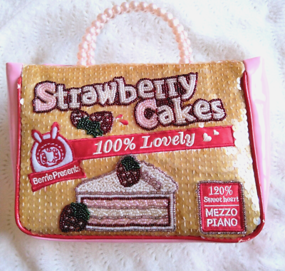Mezzo Piano Hand bag Sequins Beads Berrie Cake Strawberr
