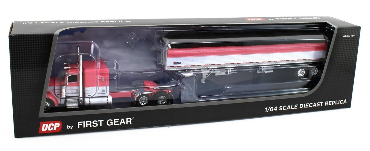 2023 DCP 1:64 *PINK & WHITE* Peterbilt 389 63