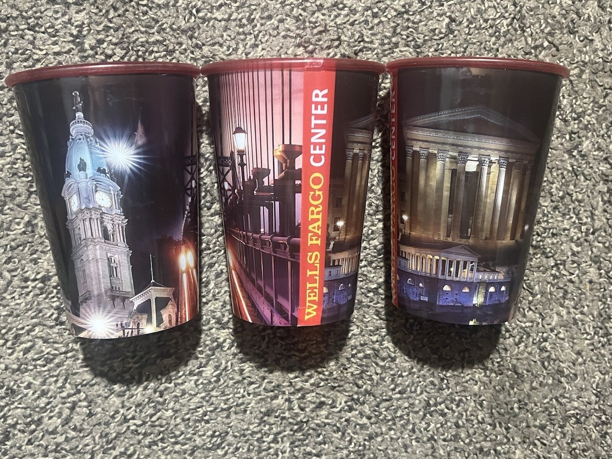 2022 2023 Philadelphia 76ers Wells Fargo Center Souvenir Drink Cup