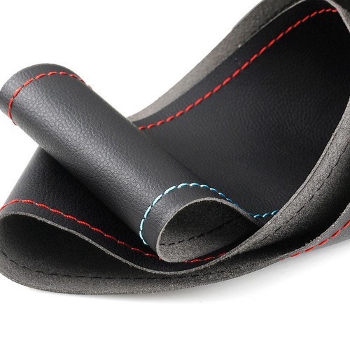 DIY Lenkrad Lenkradbezug Leder für BMW M Sport 1 3 ER E82 E87 E90 E84 Rote Blaue - Afbeelding 6 van 9