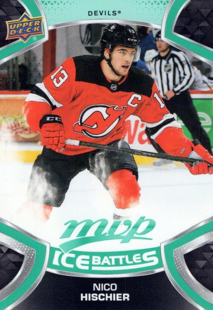2021-22 Upper Deck MVP Ice Battles #113 Nico Hischier Devils