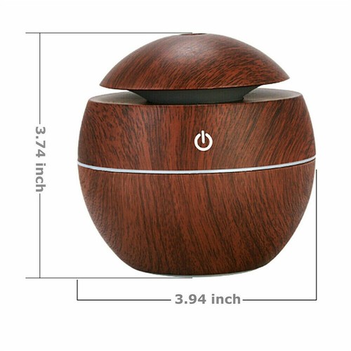 USB LED Ultrasonic Air Humidifier Essential Aroma Oil Diffuser Purifier 130ML - Picture 4 of 10