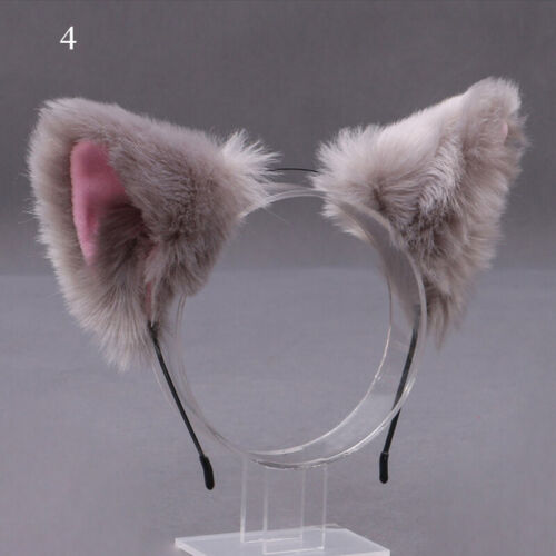 Diadema Orejas Largas de Piel de Zorro Gato Anime Neko Disfraz Juegos con disfraces Diadema Mujeres Niñas" - Imagen 20 de 52