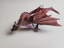 Mountain Dragon Brown Red Gold PVC 9" Mythical Figure Safari Ltd. 2009EUC