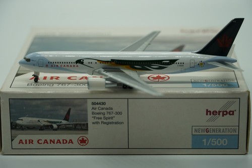 Herpa Wings 1:500 Air Canada Boeing 767-300 Free Spirit (504430) Limited Edition