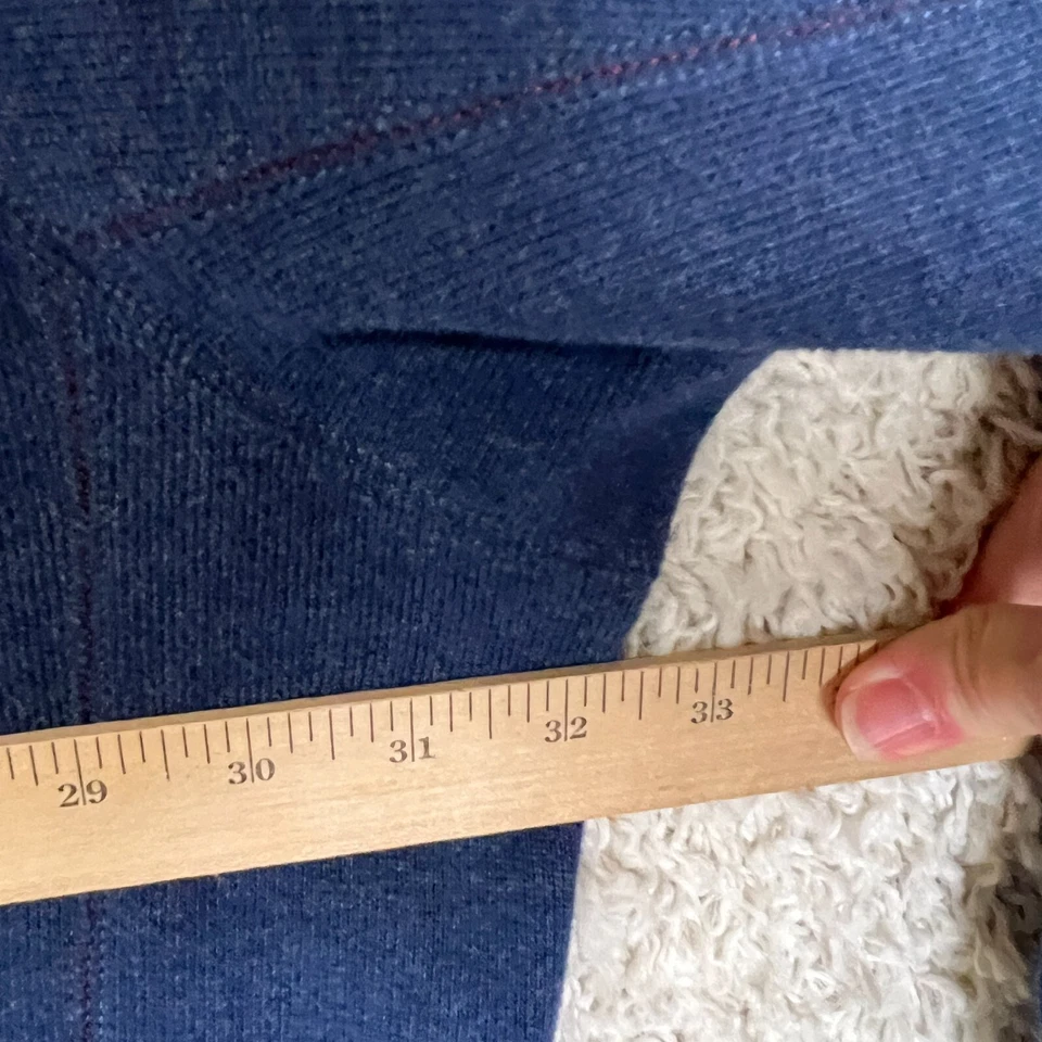 Tommy Bahama Suéter Para Hombres 4XB Azul Verde 1/4 Cremallera Reversible Preppy Informal Foto 4 de 4