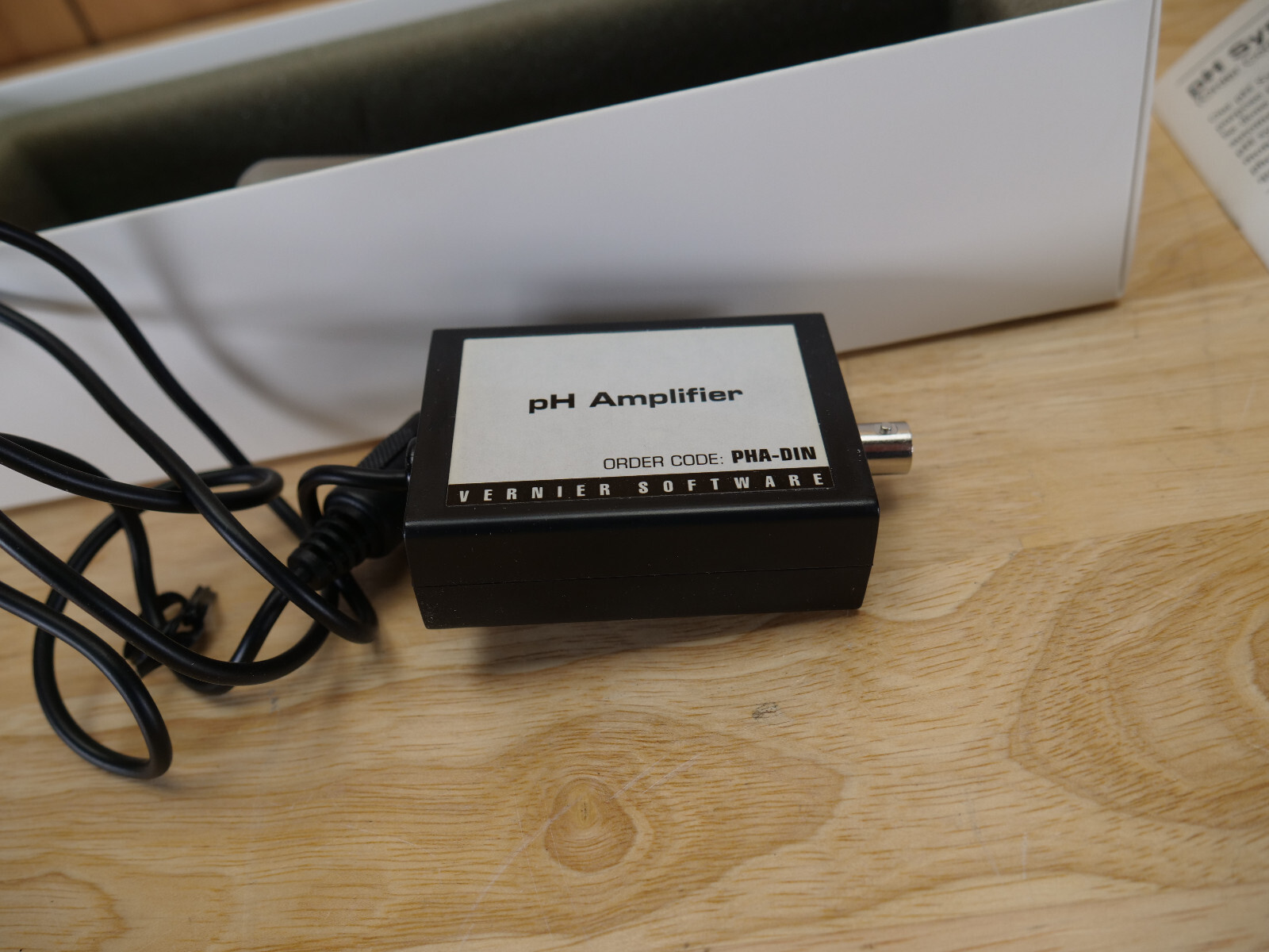 In Box With Manual Vernier pH Sensor PHDIN eBay