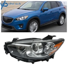 For 2013 2014 2015 2016 Mazda CX-5 CX5 Projector Headlight Halogen Left Chrome