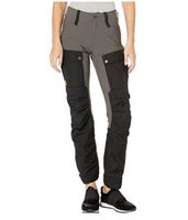 Fjallraven L81304 Womens Keb Trousers Black/Stone Grey Cargo Pants Size 37