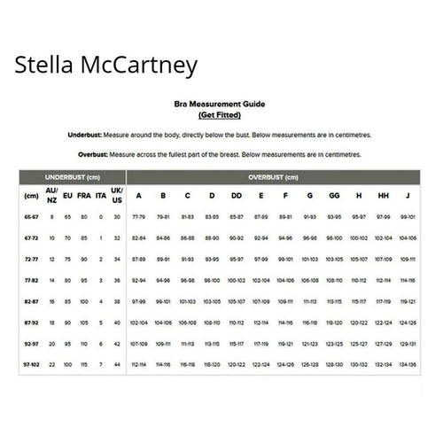 Sujetador Stella McCartney Grace Brillante con Aros Negro Elige Talla Nuevo - Imagen 3 de 3