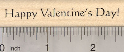 Happy Valentine's Day Rubber Stamp E28527 WM | eBay