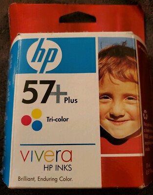 HP VIVERA 57+ PLUS TRI~COLOR INK CARTRIDGE SEALED CB278AN~EXP. MAR 2009