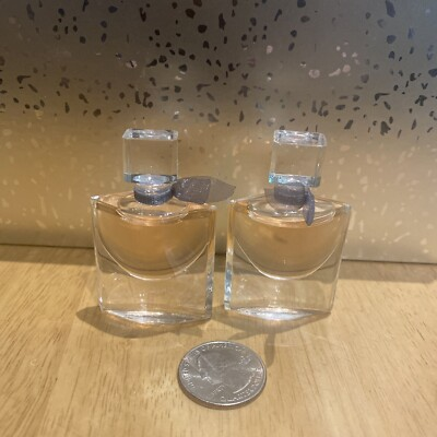 #ad 2 LANCOME LA VIE EST BELLE Eau De Parfum 0.13 oz. 4 ml Splash MINI Travel Size $12.99