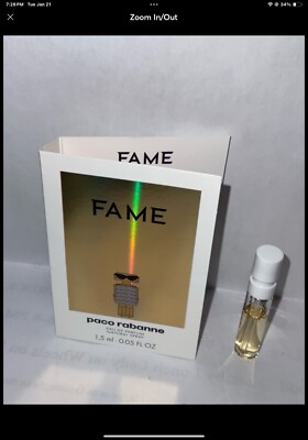 Rabanne PHANTOM INTENSE Eau de PARFUM Intense .05 oz Mini Spray