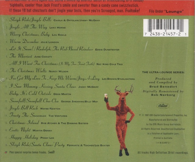 Ultra lounge christmas coktails