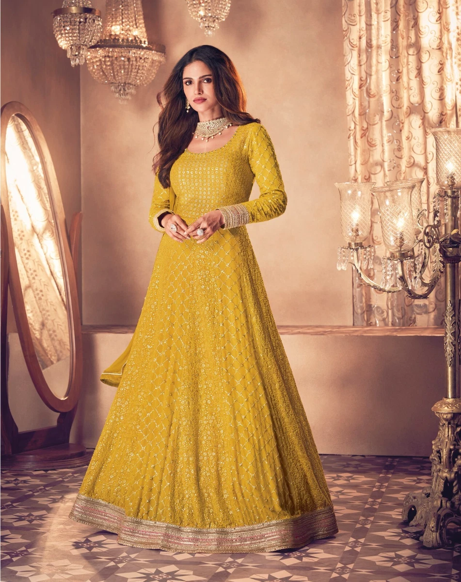 The Best Minimal Anarkali Outfits You Can Wear Under 10K! | WeddingBazaar