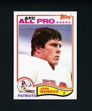 John Hannah 1982 Topps All-Pro (HOF) New England Patriots #150 NM-MT+