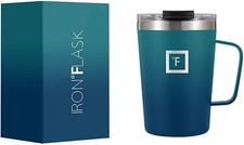 IRON  FLASK Grip Coffee Mug, Leak Proof, Vacuum Insulated Stainless Steel Bottle
