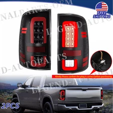Pair Brake Assembly Smoke Tail Lights LED For 2009-2018 Dodge Ram 1500 2500 3500