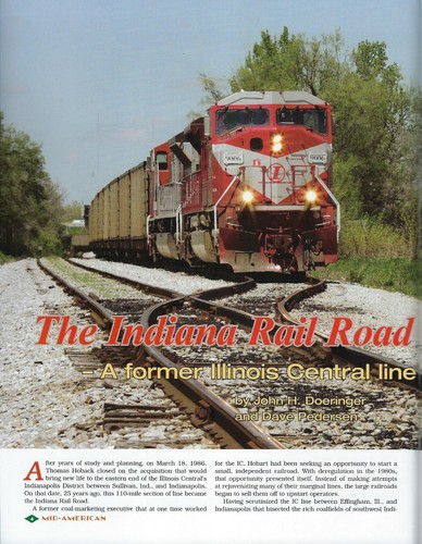 ILLINOIS CENTRAL KEEPSAKE No. 13 (Indiana Rail Road, IC's Geeps, Land 'O Corn) - Picture 2 of 4