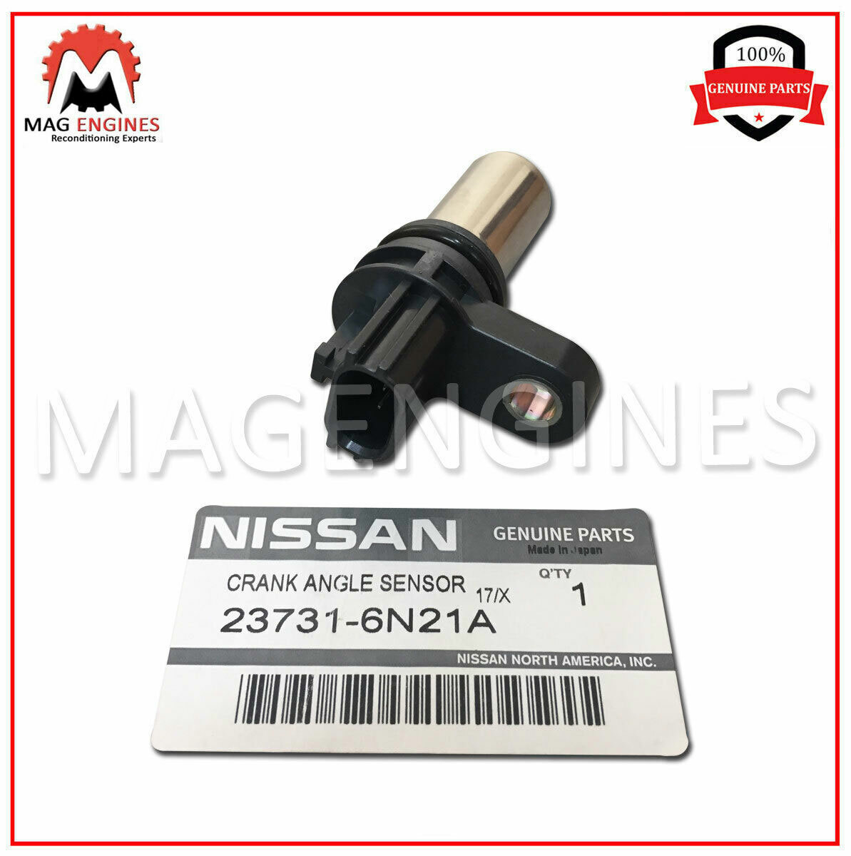 23731-6N21A GENUINE OEM CRANKSHAFT POSITION SENSOR 237316N21A | eBay