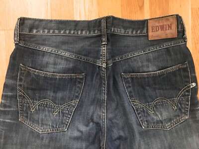 Edwin Herren Jeans W34 L32 blau