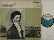 FRANZ KONWITSCHNY BEETHOVEN SYMPHONIES Nos 1 & 8 ETERNA 1964 820411LP NM