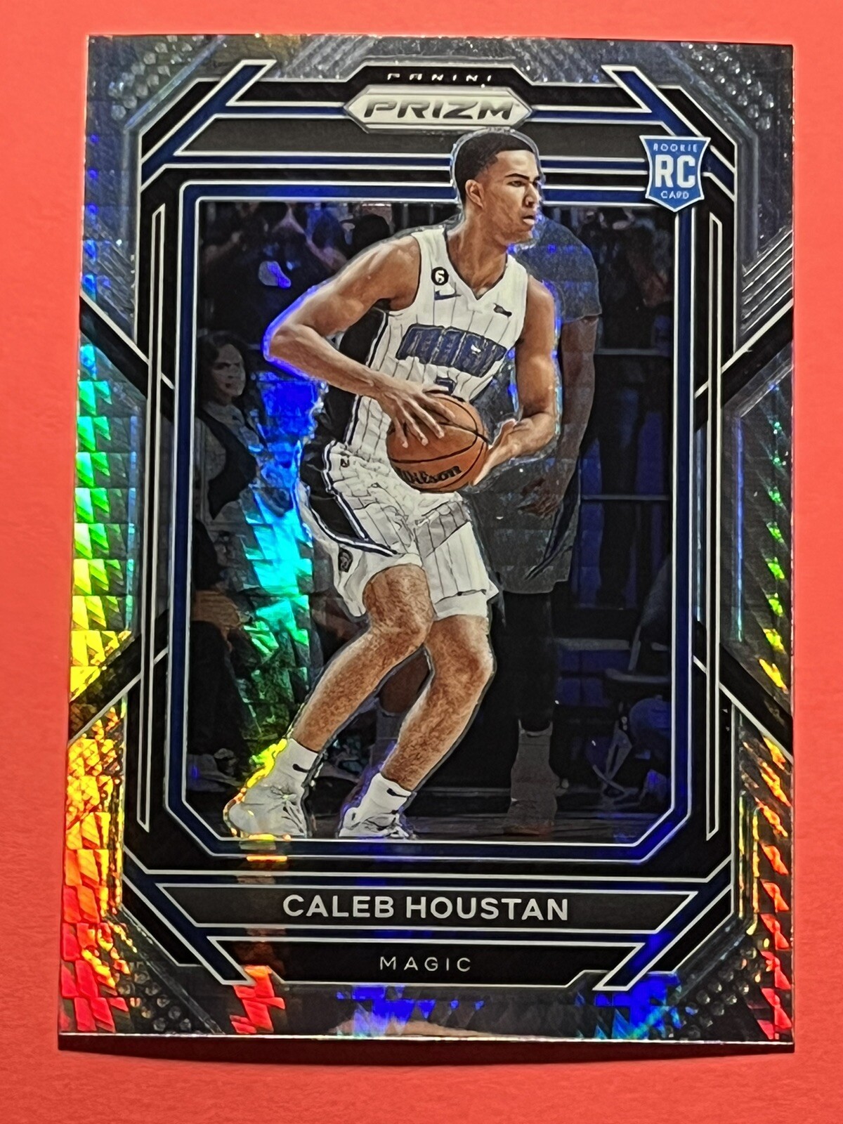 2022-23 Panini Prizm Caleb Houstan Rookie Hyper Prizm #269 Orlando Magic (RC)