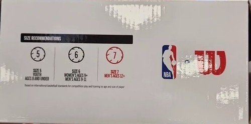 Wilson Basketball NBA Signature SERIES Indoor/Outdoor Size 7 Official 29.5” New - Picture 2 of 3