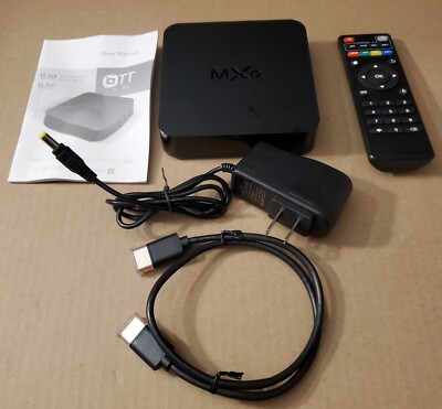 MXQ OTT Android 4.4 TV Box Internet TV 4x CPU 4x GPU H.264 H.265