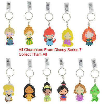 キューブリック　DISNEY CHARACTERS [SERIES 7] New Disney Princess Series 7 Blind Bags Figural Keyring Keychain
