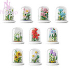 <!--F#f_0-->Flower Bouquet Building Blocks Eternal Block Assembly Decor Home Gift Collection<!--F/-->