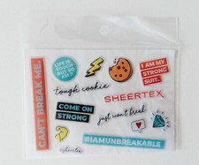 Sheertex Raised Sticker Sheet. Decorative, Collectible Stickers Arts & Crafts 