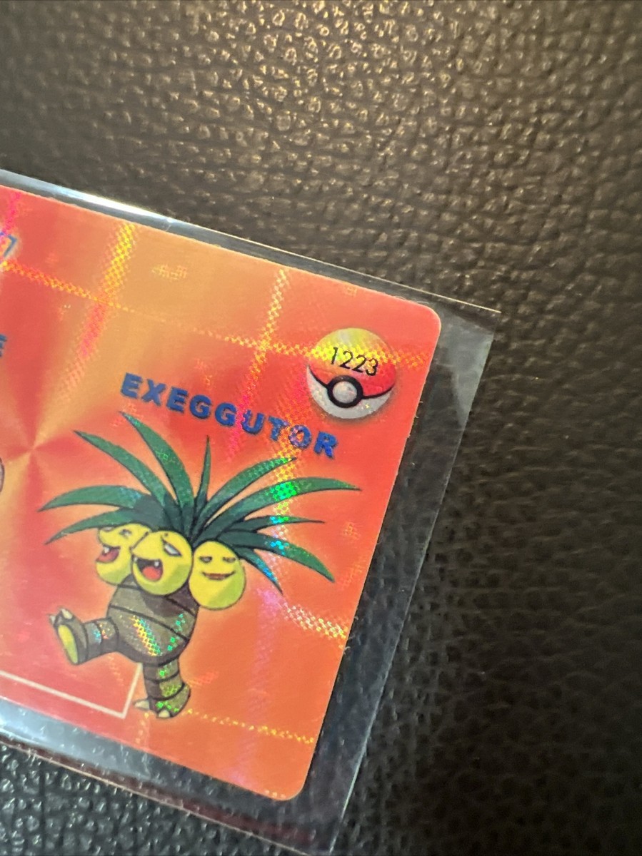 Exeggutor #1223 Pokémon Vintage Prism Vending Sticker Bandai